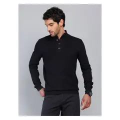 PIERO BUTTI - Sweater Texturado Cuello Alto