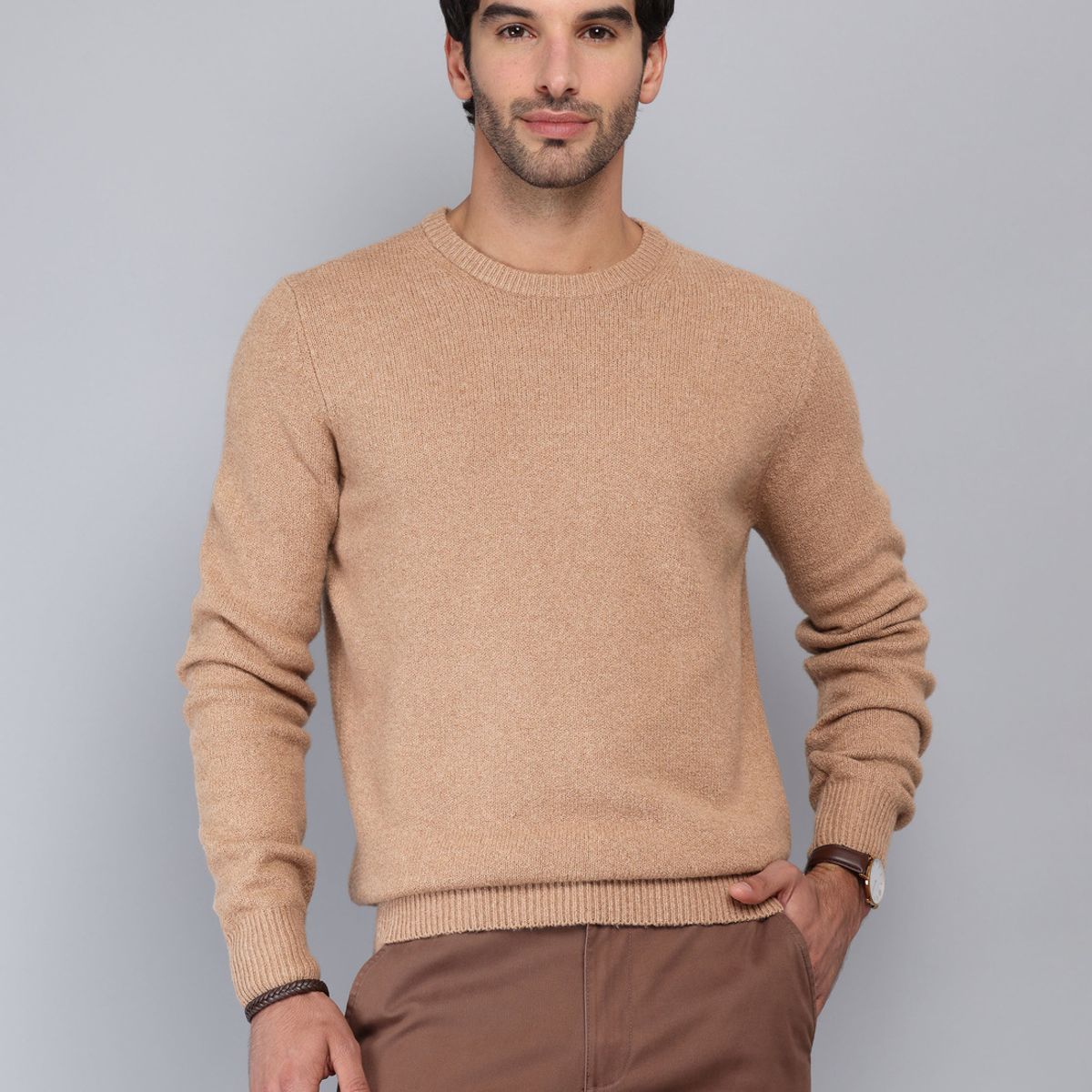 PIERO BUTTI - Sweater Liso Cuello Redondo Piero Butti PIERO BUTTI