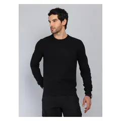 PIERO BUTTI - Sweater Liso Cuello Redondo