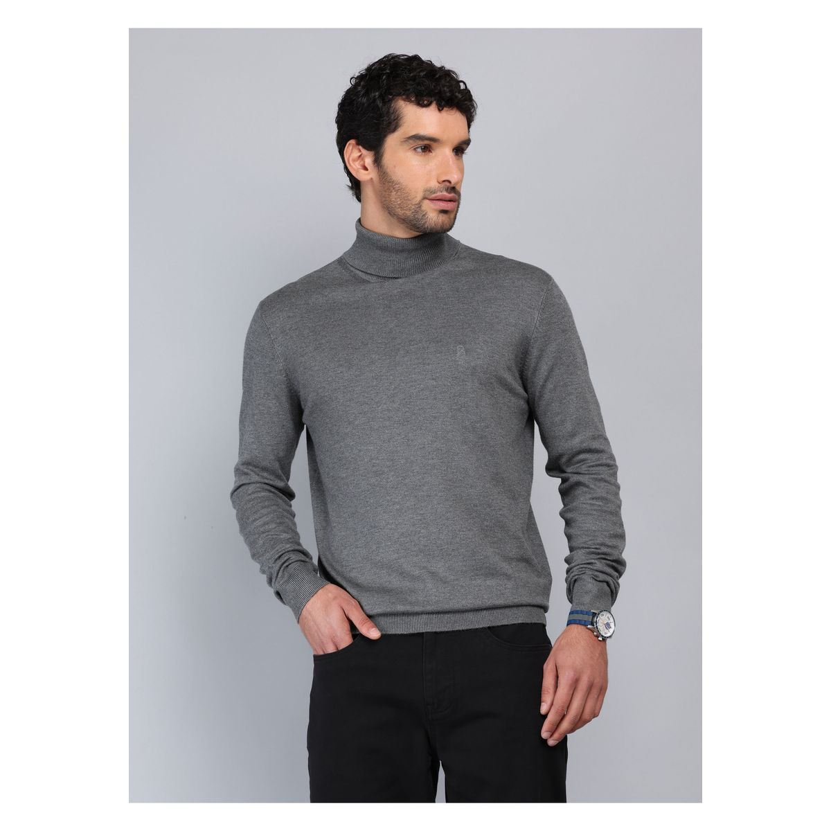 PIERO BUTTI - Sweater Liso Cuello Alto Piero Butti PIERO BUTTI