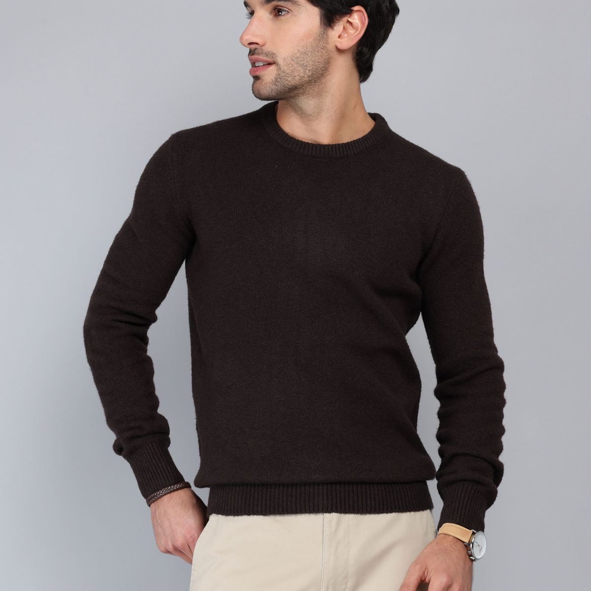 PIERO BUTTI - Sweater Liso Cuello Redondo Piero Butti PIERO BUTTI
