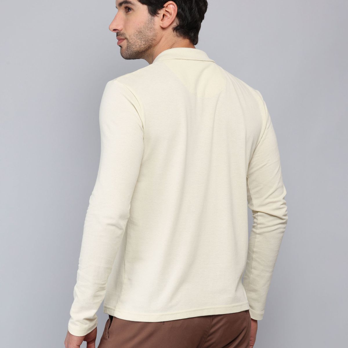 PIERO BUTTI - Polera Piqué Regular Fit Beige Piero Butti PIERO BUTTI