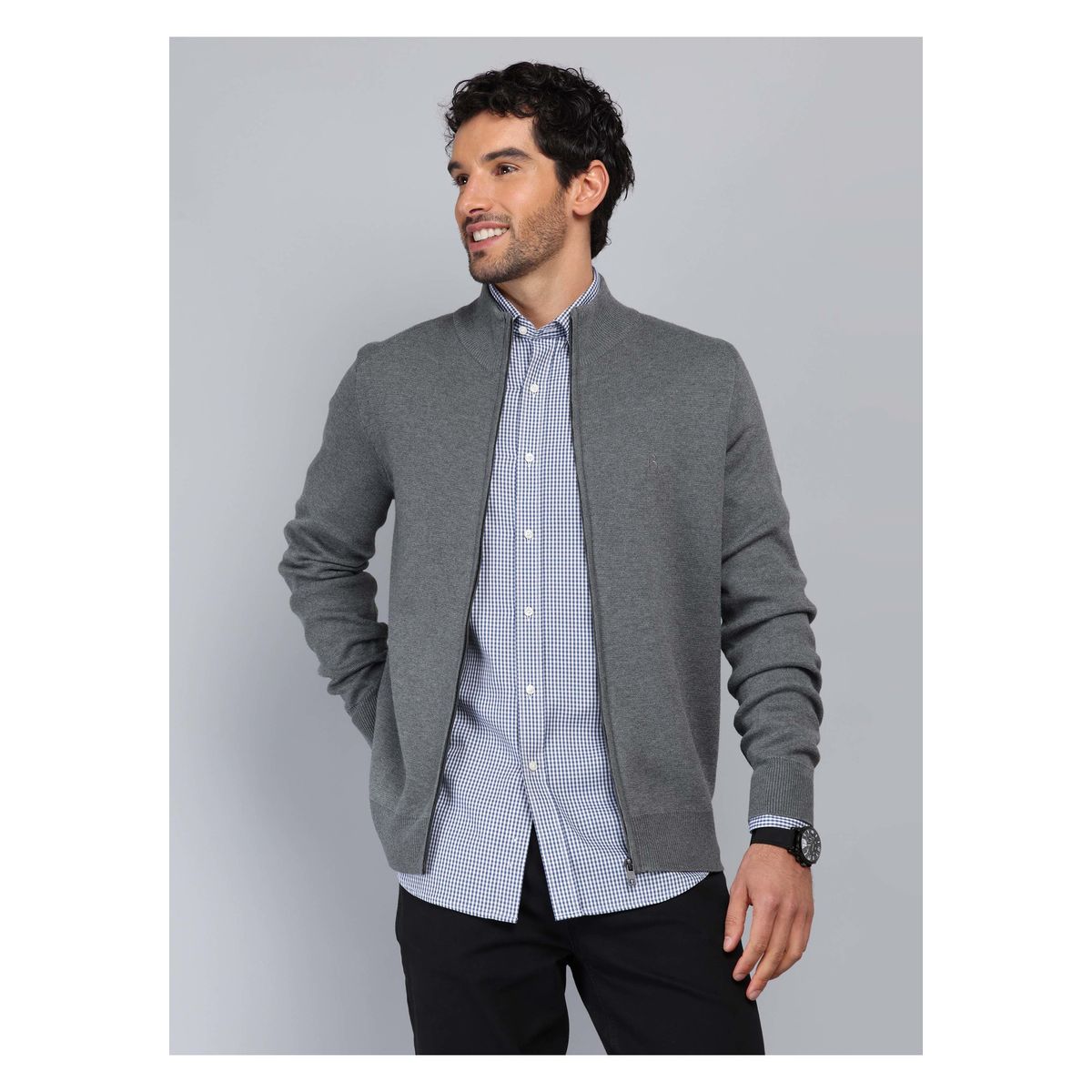 PIERO BUTTI - Sweater Cuello Alto Con Cierre Piero Butti PIERO BUTTI