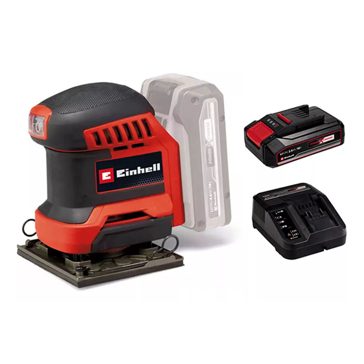 EINHELL - Lijadora Orbital De Palma 18v Bat+ Carg Einhell 4460731-12