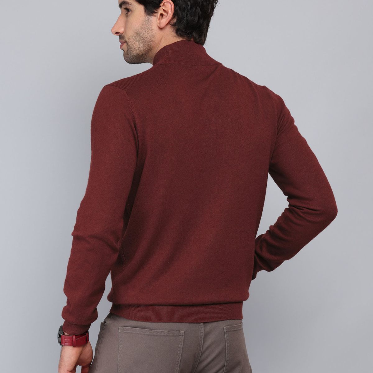 PIERO BUTTI - Sweater Texturado Cuello Alto Piero Butti PIERO BUTTI