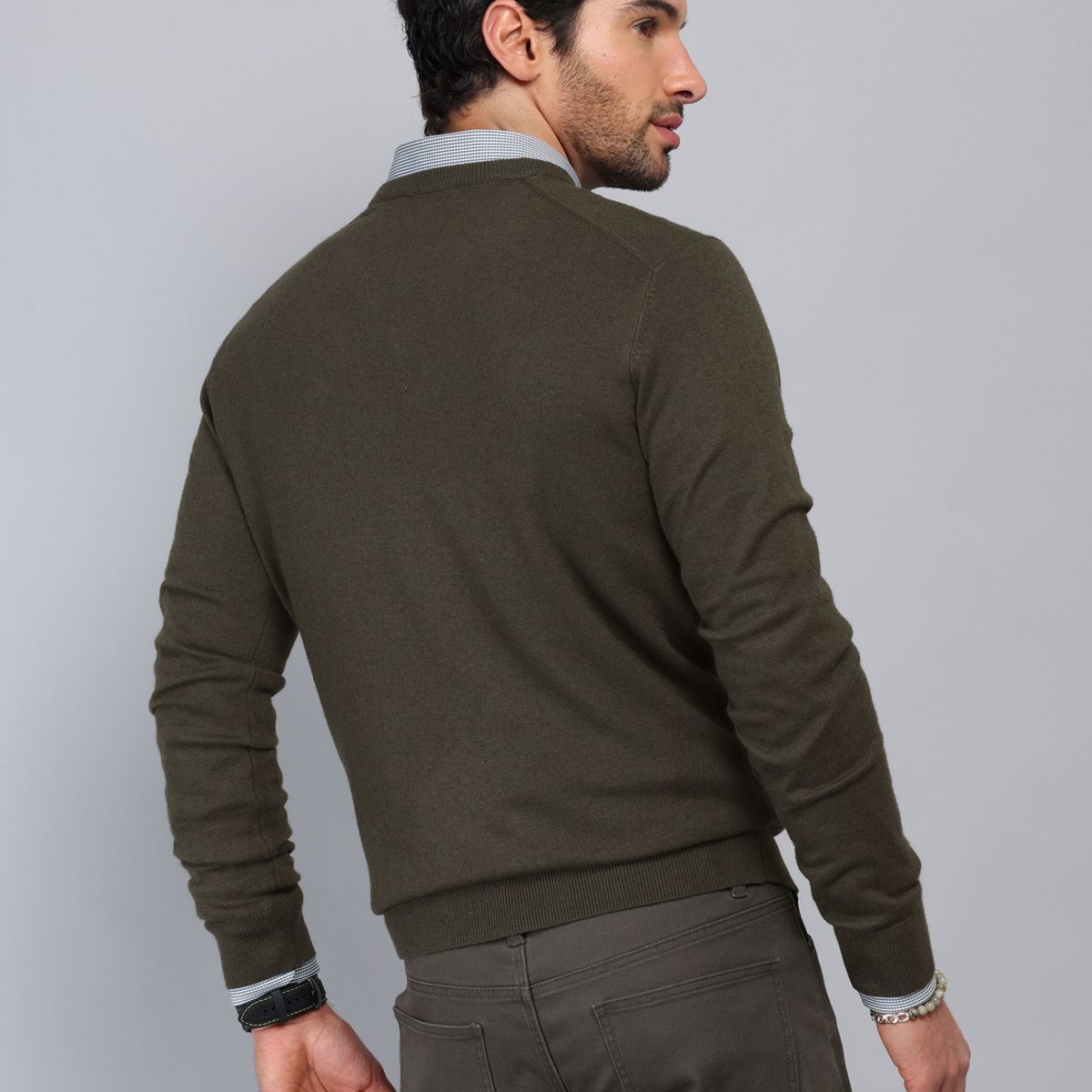 PIERO BUTTI - Sweater Liso Cuello V Piero Butti PIERO BUTTI