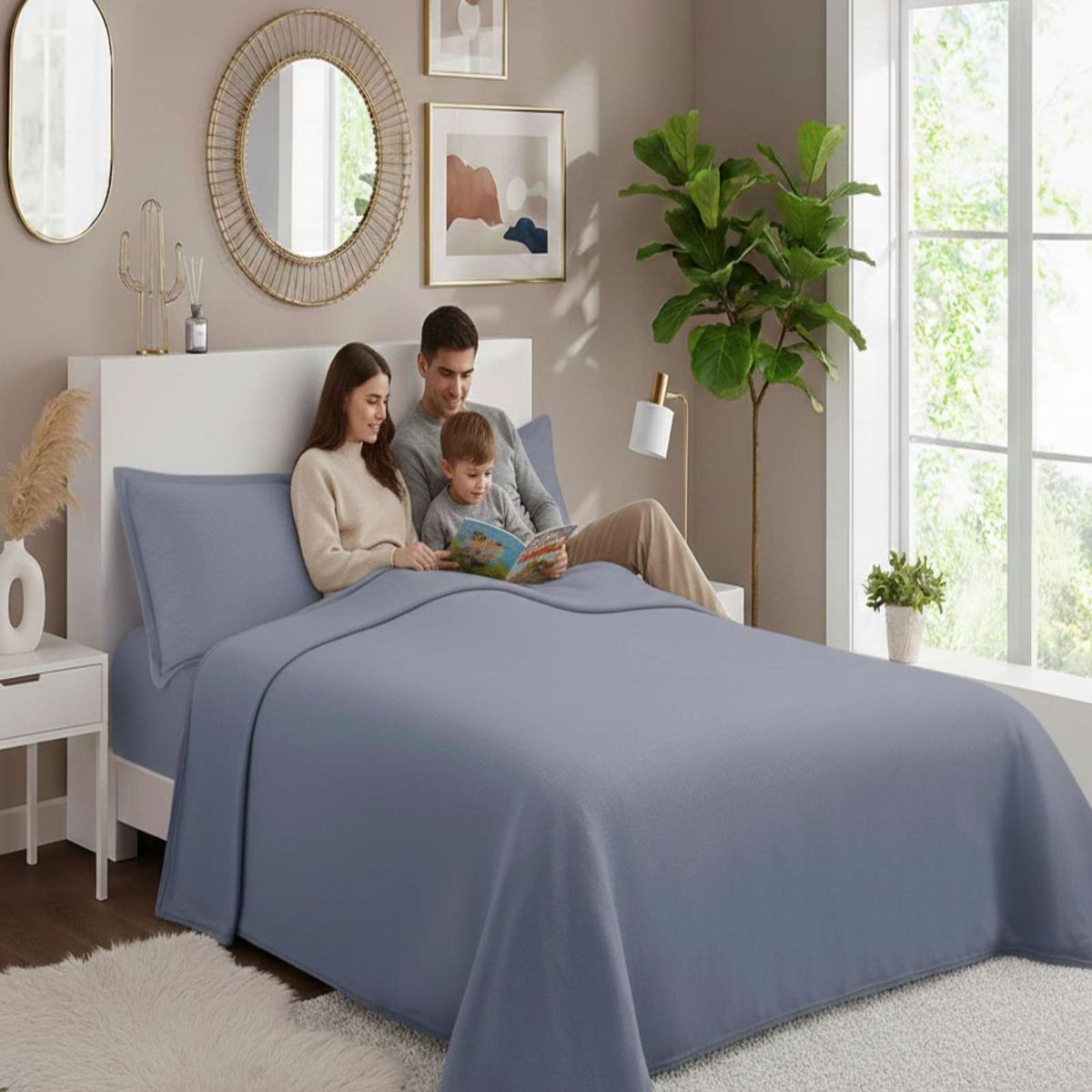 GENERICO - Juego de Sábanas Polar Premium 2 Plazas Térmicas Extra Suaves