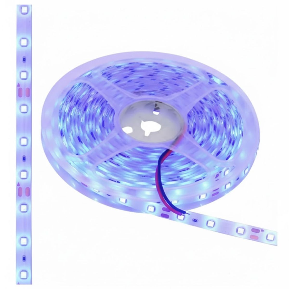 GENERICO - Tira Led 5 Metros Luz Azul, 24 Volt, Led 5050 Azul