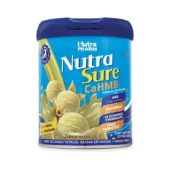 NUTRAPHARM - Nutrasure CaHMB Vainilla 850 grs,