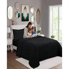 GENERICO - Juego de Sábanas Polar Premium King Térmicas Extra Suaves