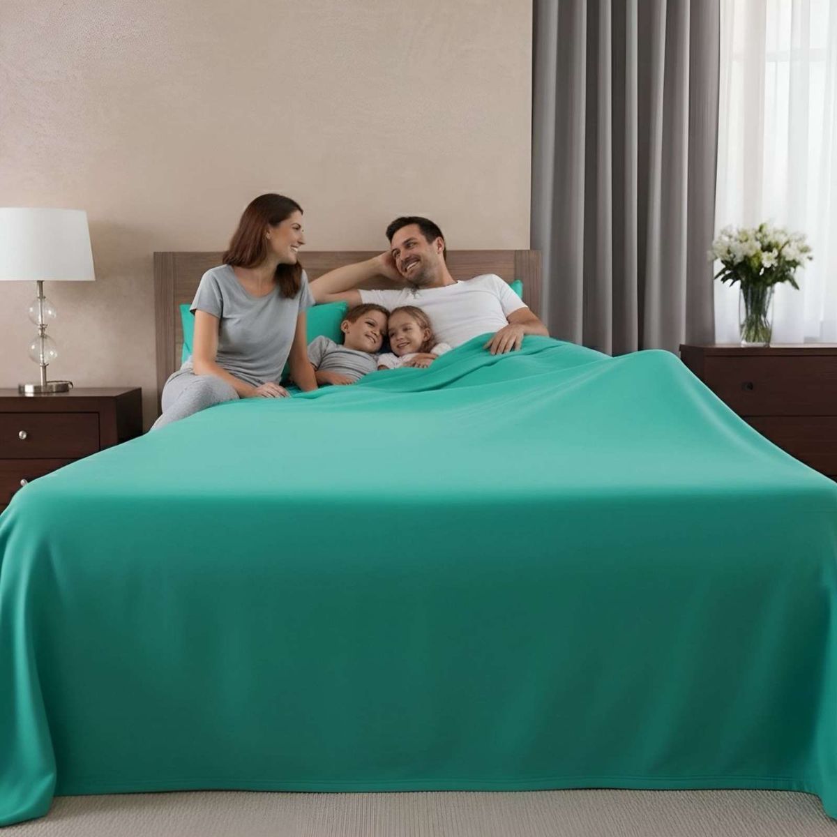 GENERICO - Sábana de Polar Ultra Suave Máxima Calidez y Confort 2 plazas