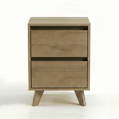 HOME MOBILI - Velador 2 cajones Nubia