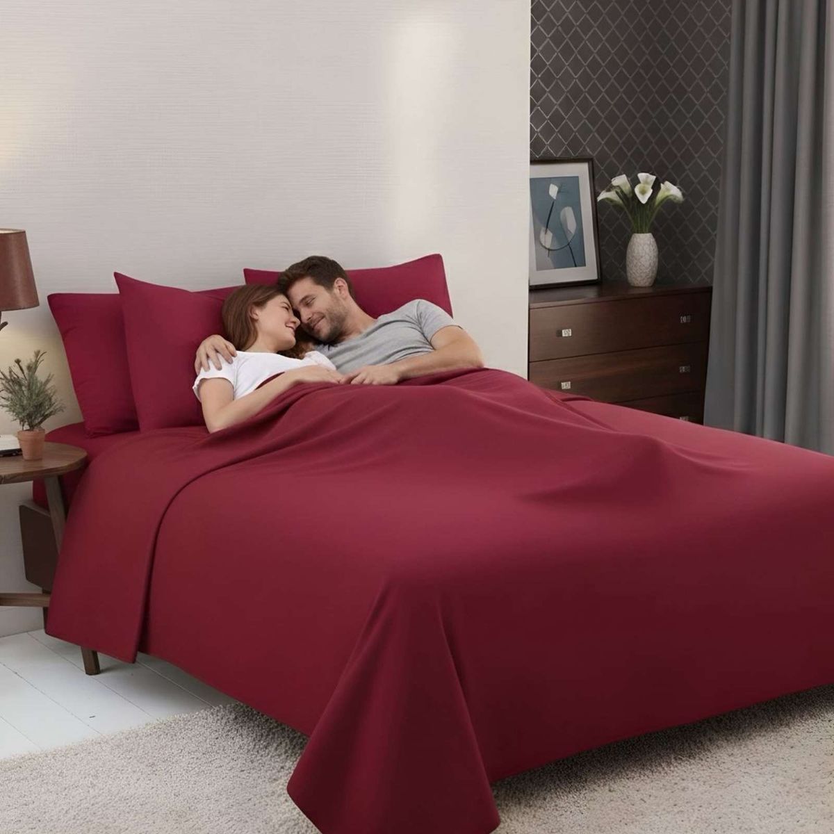 GENERICO - Sábana de Polar Ultra Suave Máxima Calidez y Confort plaza y media