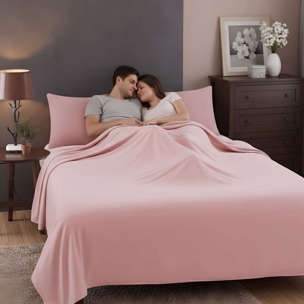 GENERICO - Sábana de Polar Ultra Suave Máxima Calidez y Confort King