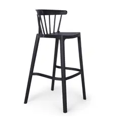 ASIMETRIKA - Taburete SALOON - Negro