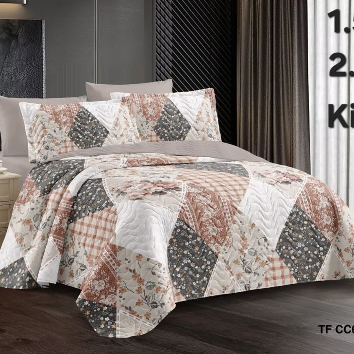 GENERICO - cubrecama quilt verano 2 plazas