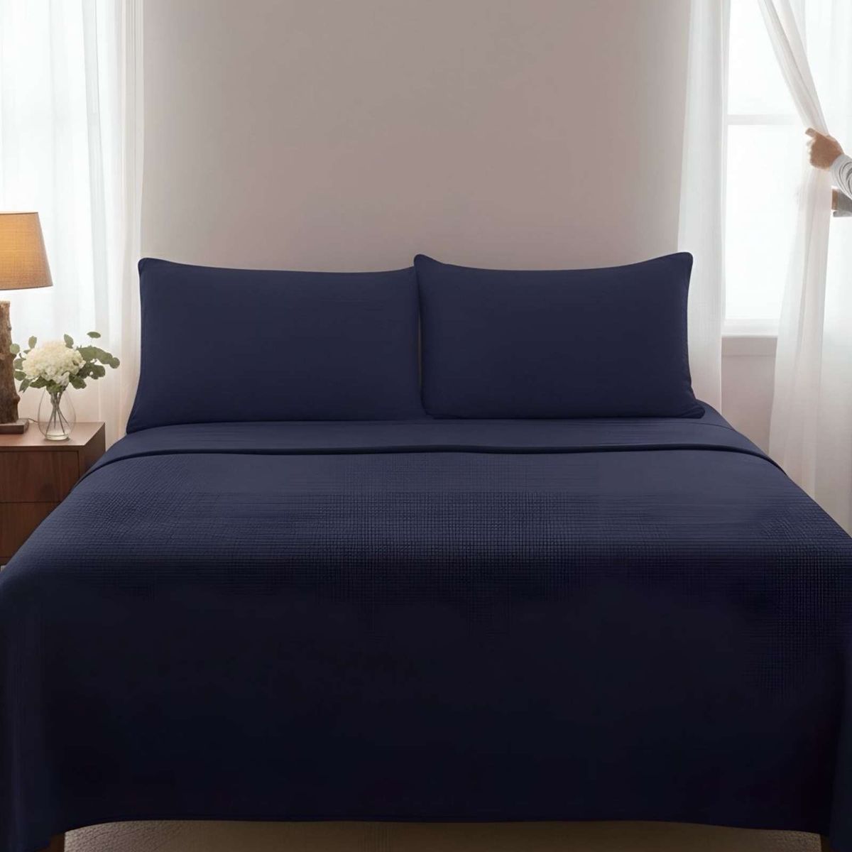 GENERICO - Sábana de Polar Ultra Suave Máxima Calidez y Confort plaza y media