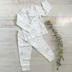 WAWA BABY DESIGN - Pijama 2 piezas Cris niño Algodón Pima Bebé