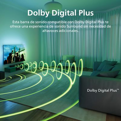 Imagen 2 del producto Ambilight TV 65″ PUD7908 + Soundbar TAB5309 Performance