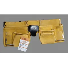 GENERICO - CINTURON CARPINTERO BILL BAILEY CUERO OCRE 13 BOLSILLOS