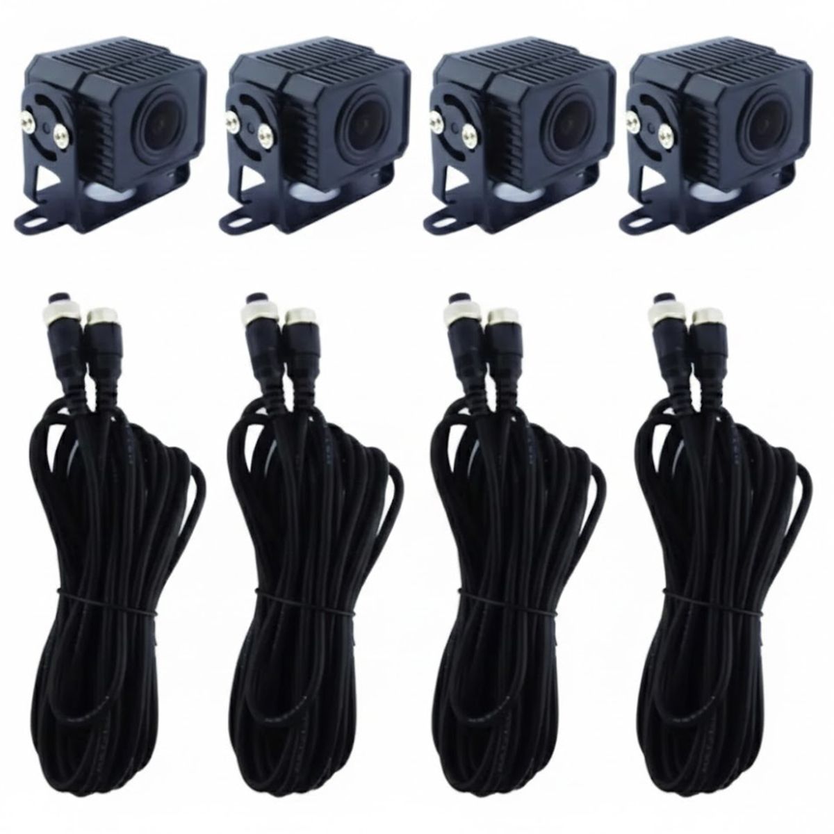 GENERICO - Kit Para Camion Con Dvr, Pantalla 7 Con 4 Camaras