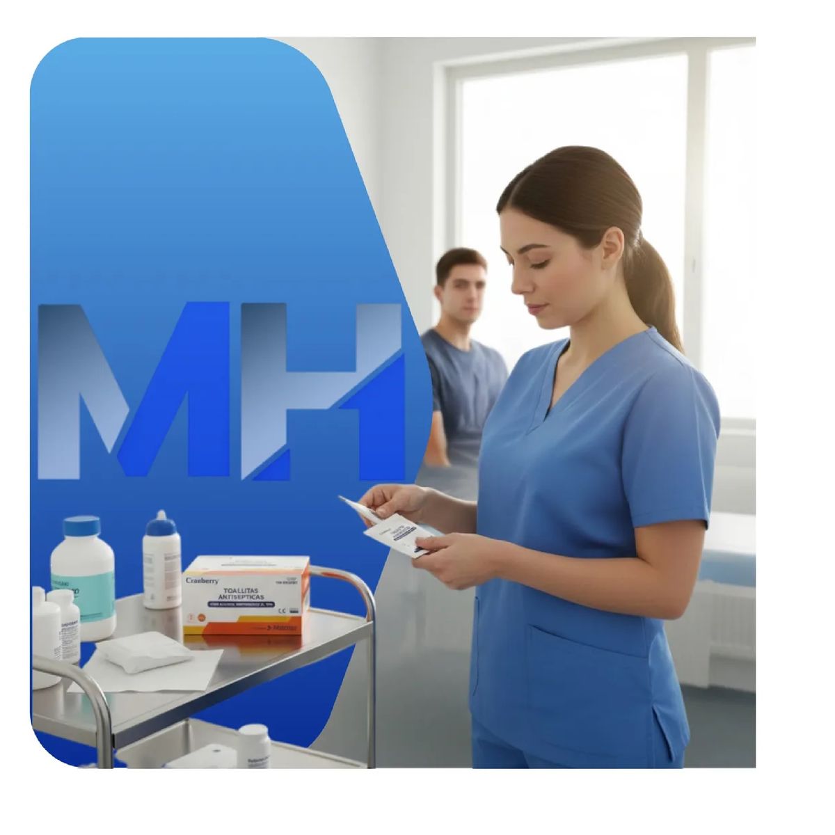 CRANBERRY - Pack 12 Cajas Toallitas Alcohol Isopropílico 70% 1200 Unids