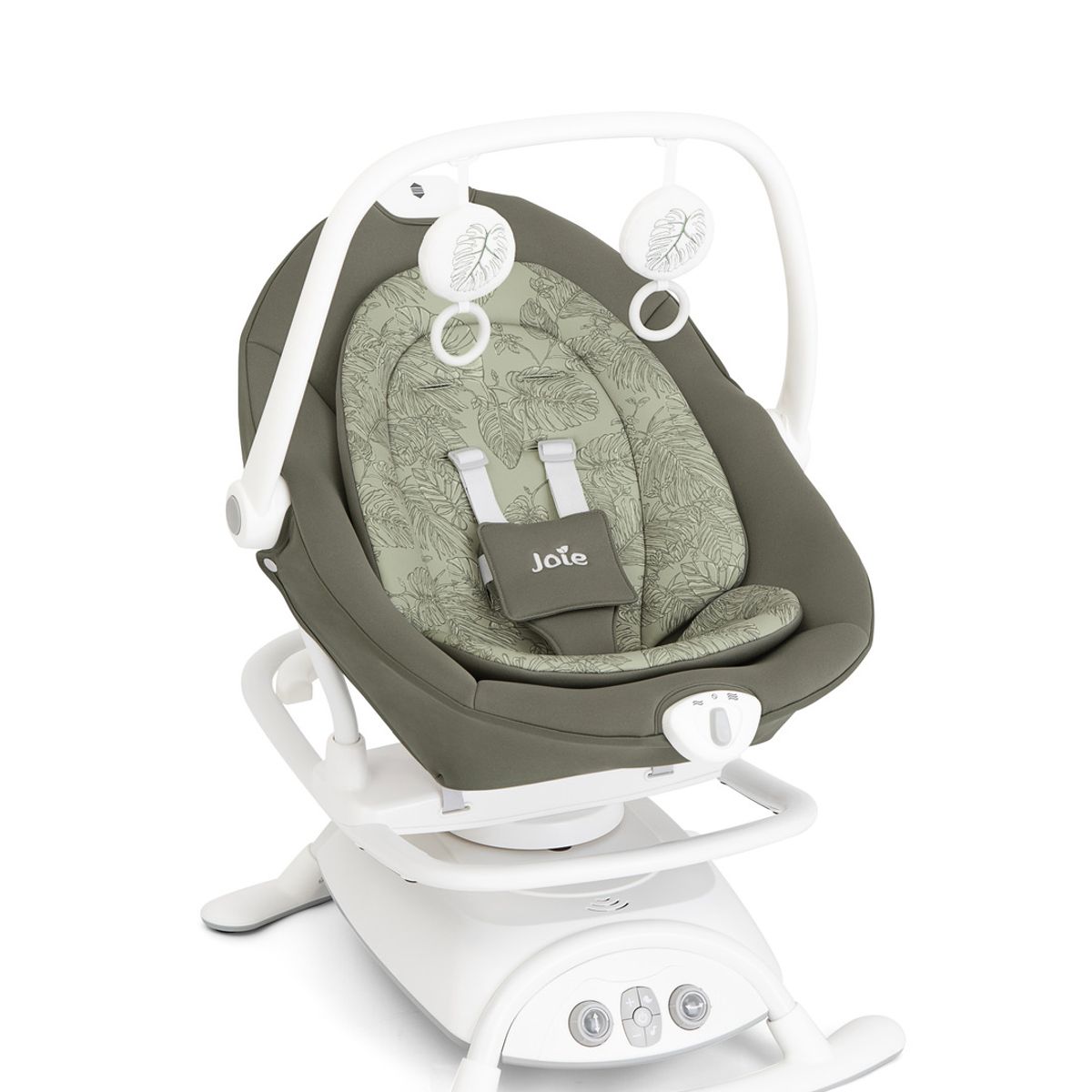 JOIE - Silla Nido Mecedora Balancín Electrónica Sansa 2in1 Palms
