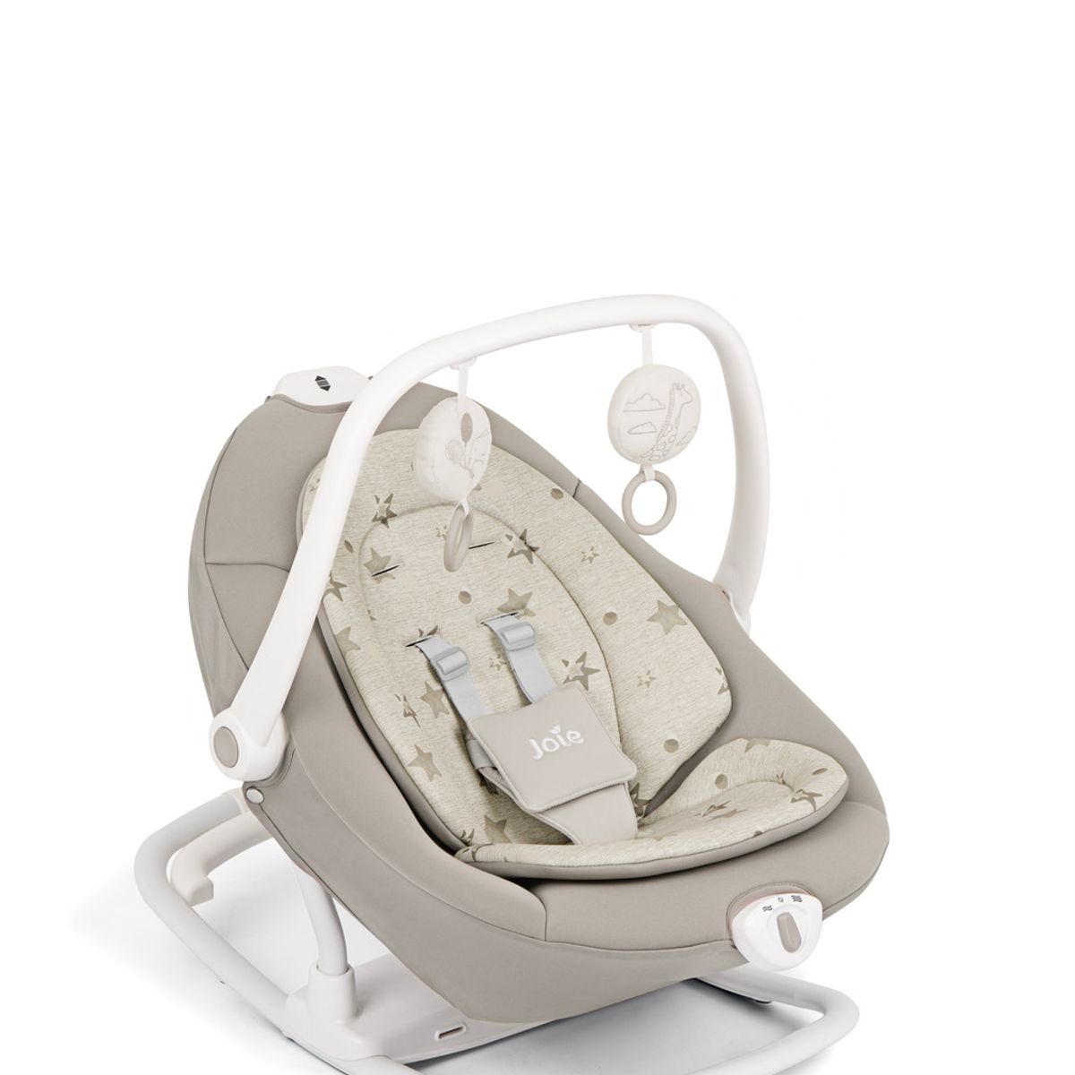 JOIE - Silla Nido Mecedora Balancín Electrónica Sansa 2in1 Cosmo Tan