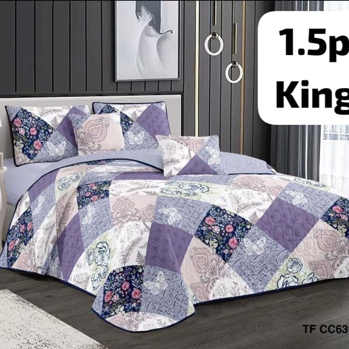 GENERICO - cubrecamas quilt verano diseño king