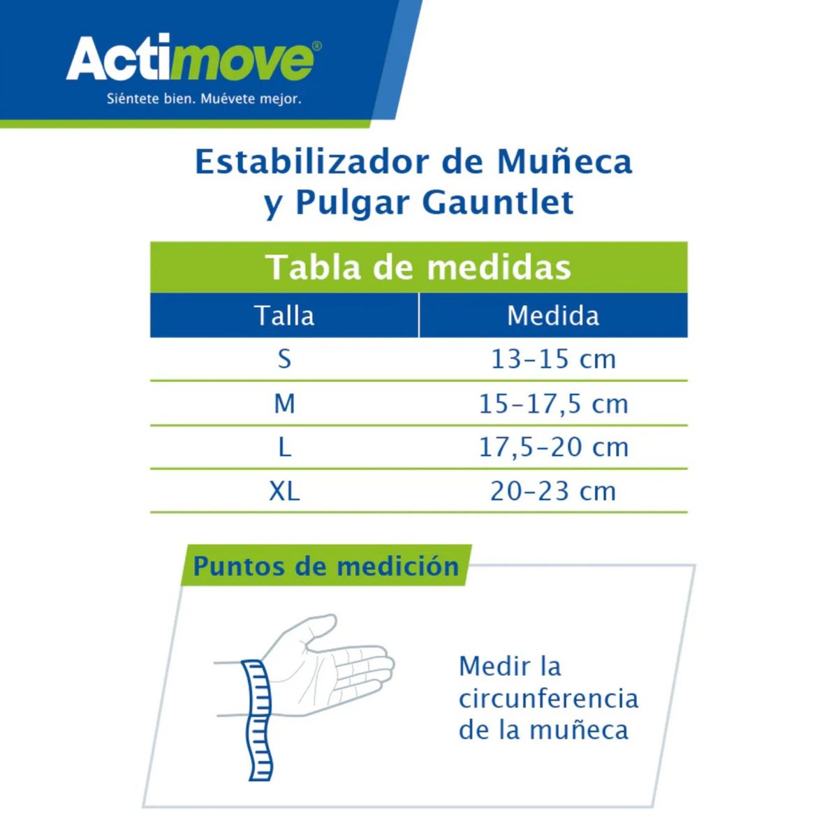 BSN MEDICAL - Estabilizador de Muñeca Actimove Talla L