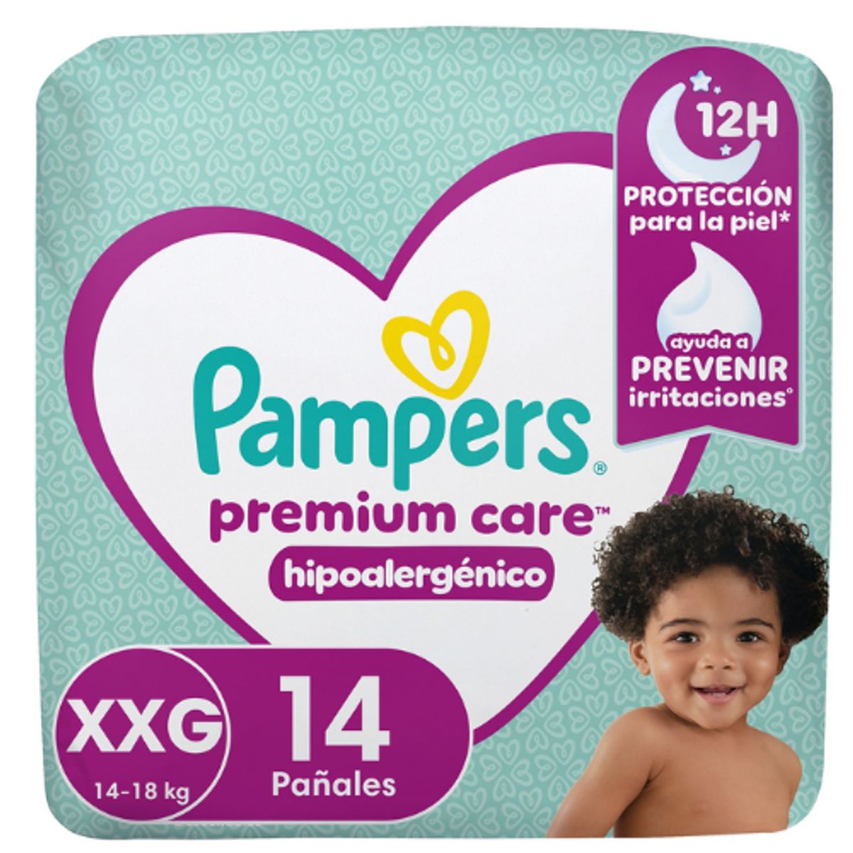 PAMPERS - Pañal Pampers Premium Care XXG 14