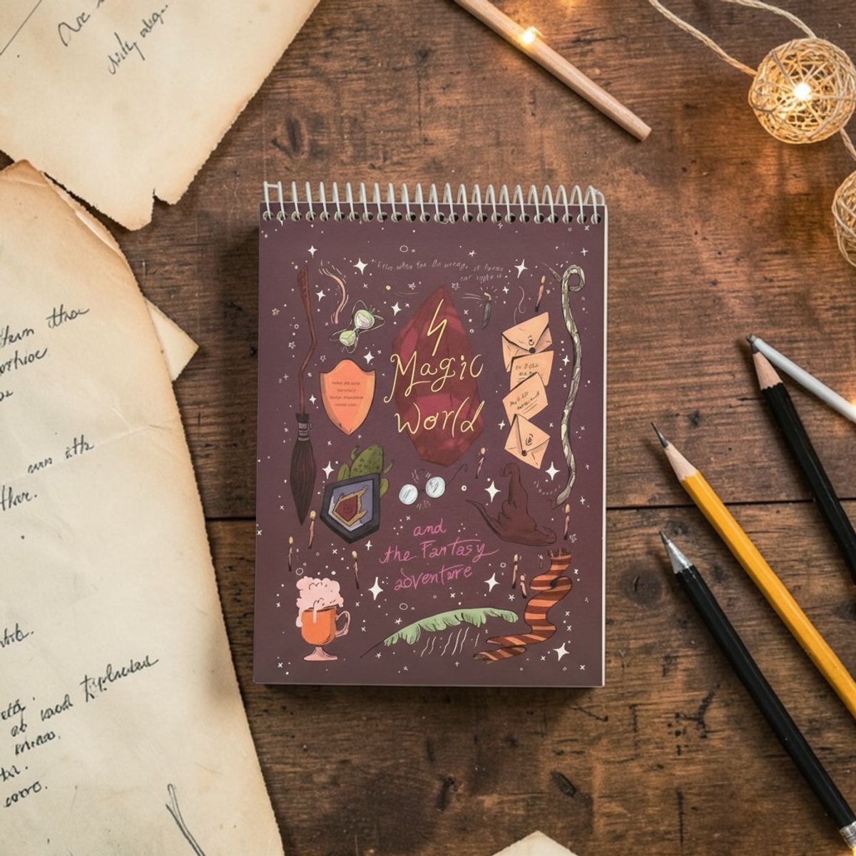 GENERICO - Croquera Harry Potter World of Magic