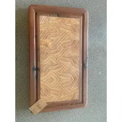 GENERICO - Tabla De Cortar Con Diseño De Madera Maciza