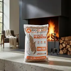 GENERICO - Pellet Rio Claro 15 Kg /Marrón