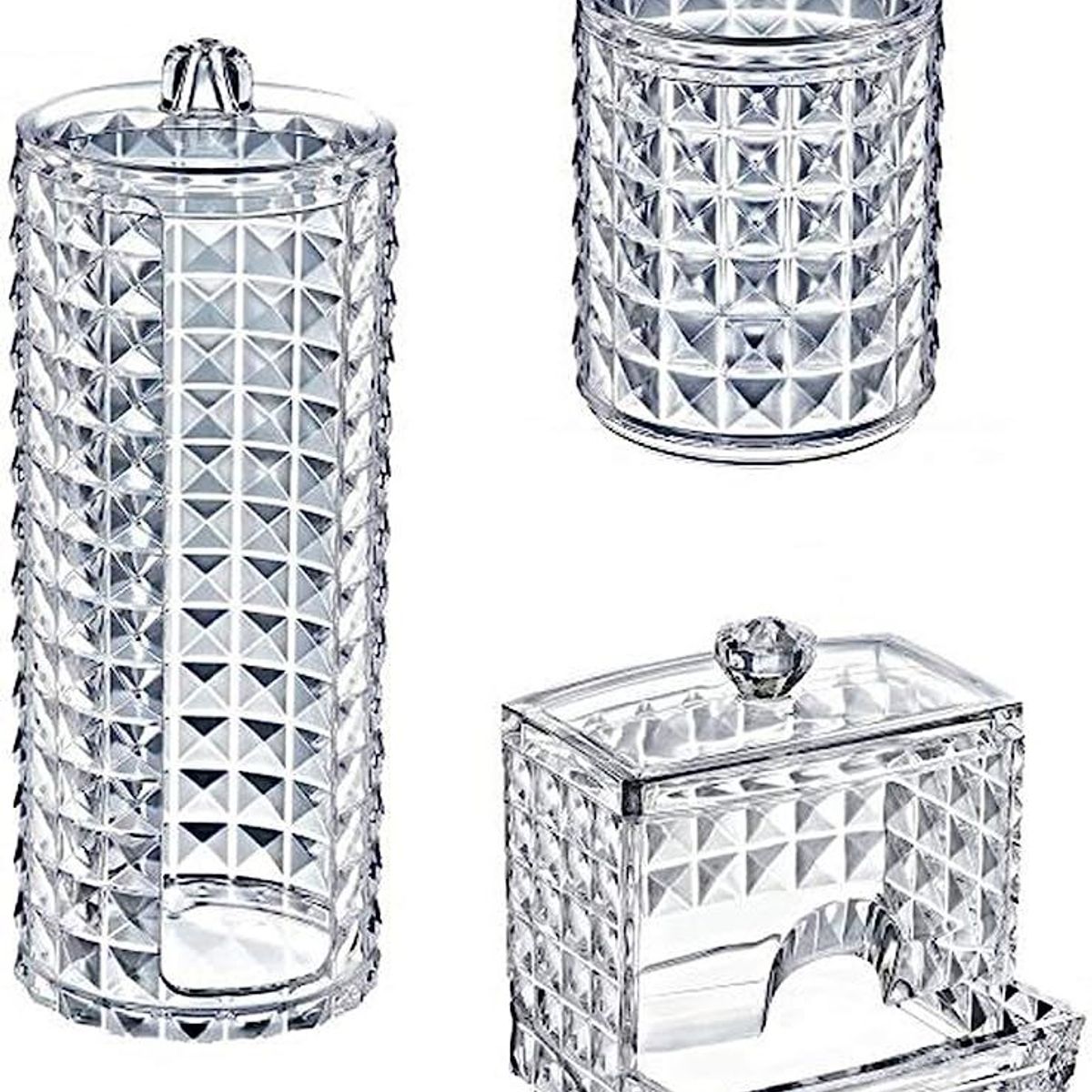 GENERICO - Envase Organizadores Set Frascos Cocina Dormitorio Blanco