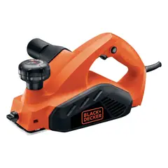 B+D - Cepilladora eléctrica Bew712 de 82 mm y 710 W, color negro y naranja,