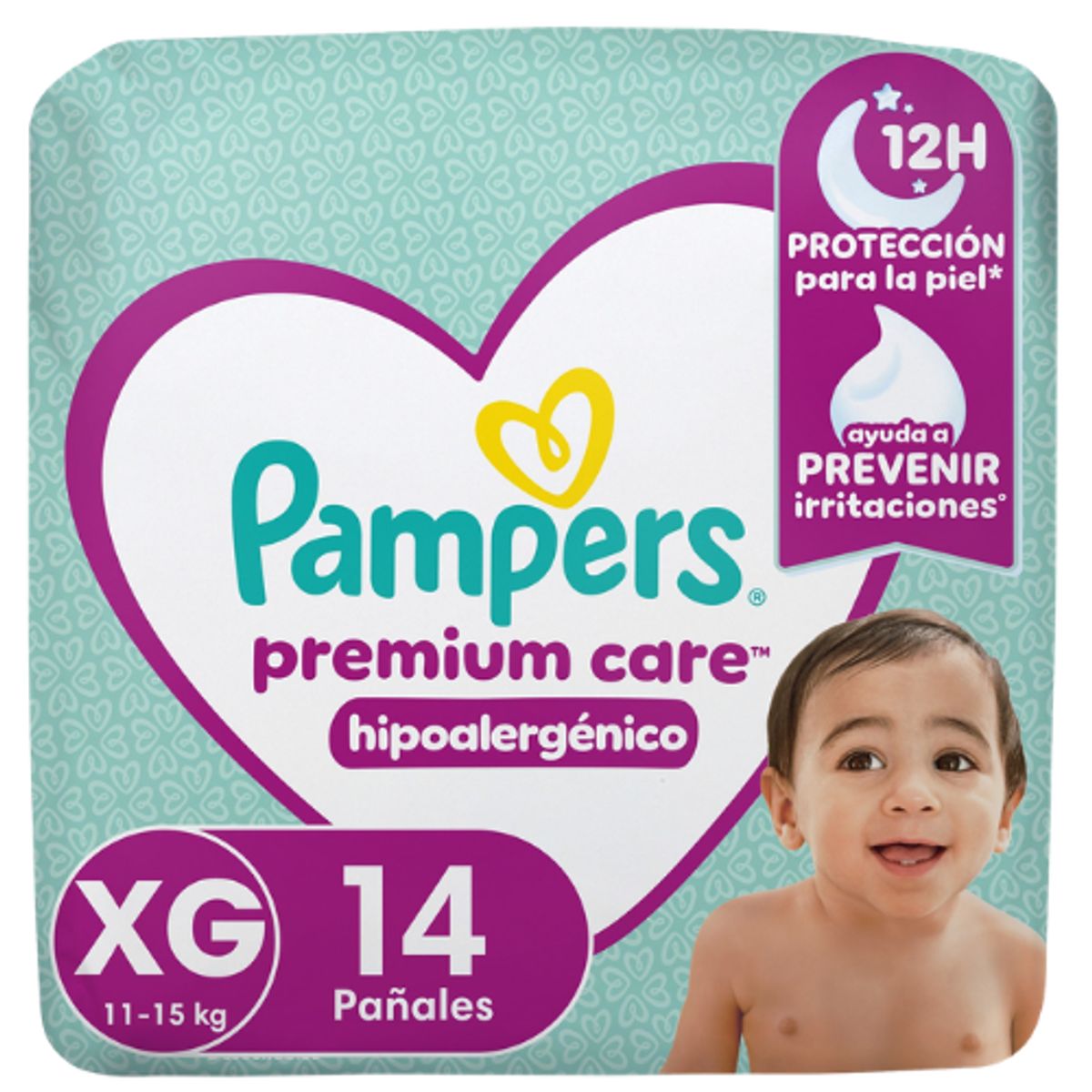PAMPERS - Pañal Pampers Premium Care X8 14 XG 112 pañales