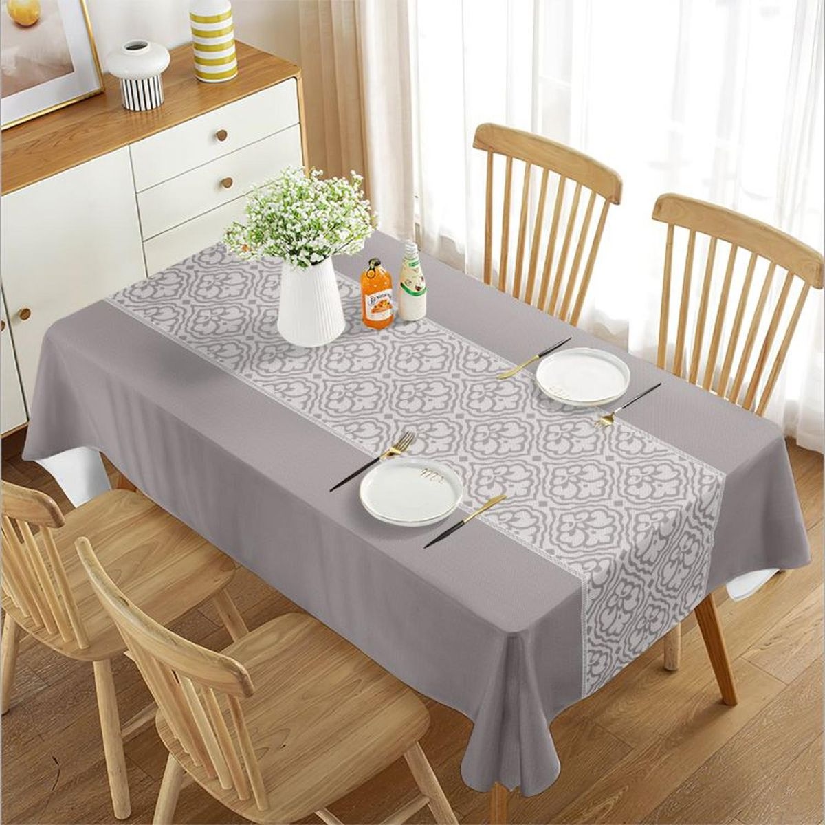 GENERICO - Mantel De Mesa Rectangular 140cm X 220cm Impermeable - Multicolor