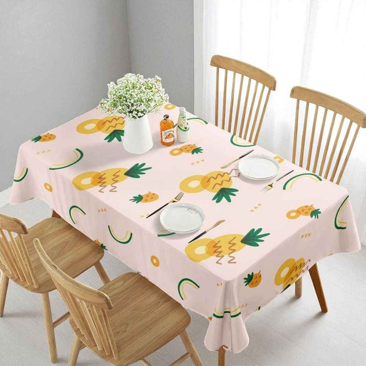 GENERICO - Mantel De Mesa Rectangular 140cm X 220cm Impermeable - Multicolor