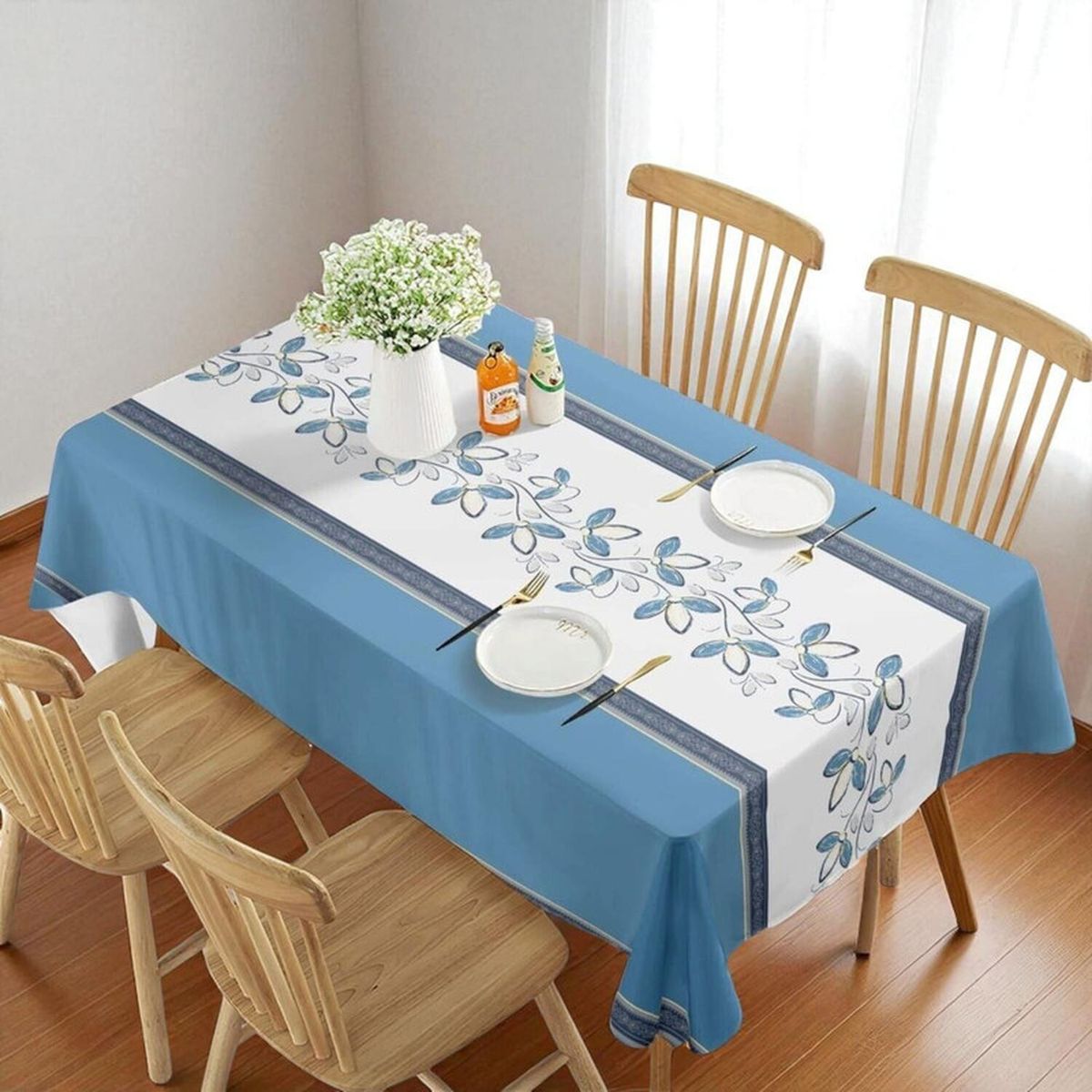 GENERICO - Mantel De Mesa Rectangular 140cm X 220cm Impermeable - Multicolor
