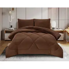 DIANA - COBERTOR DE INVIERNO TEXTURIZADO CON CHIPORRO 1.5 PLAZA UNICOLOR DISEÑO LINEAL