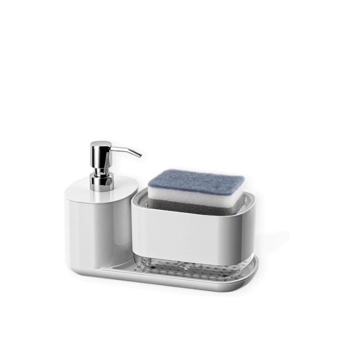 GENERICO - Dispensador De Jabon Con Porta Esponja Desmontable