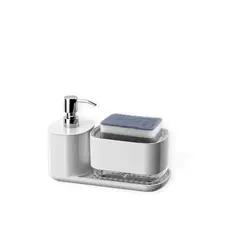 GENERICO - Dispensador De Jabon Con Porta Esponja Desmontable