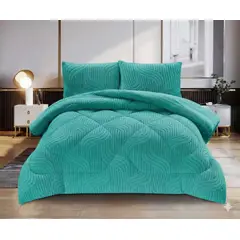 DIANA - COBERTOR TEXTURIZADO CON CHIPORRO 1.5 PLAZA UNICOLOR DISEÑO NUEVO