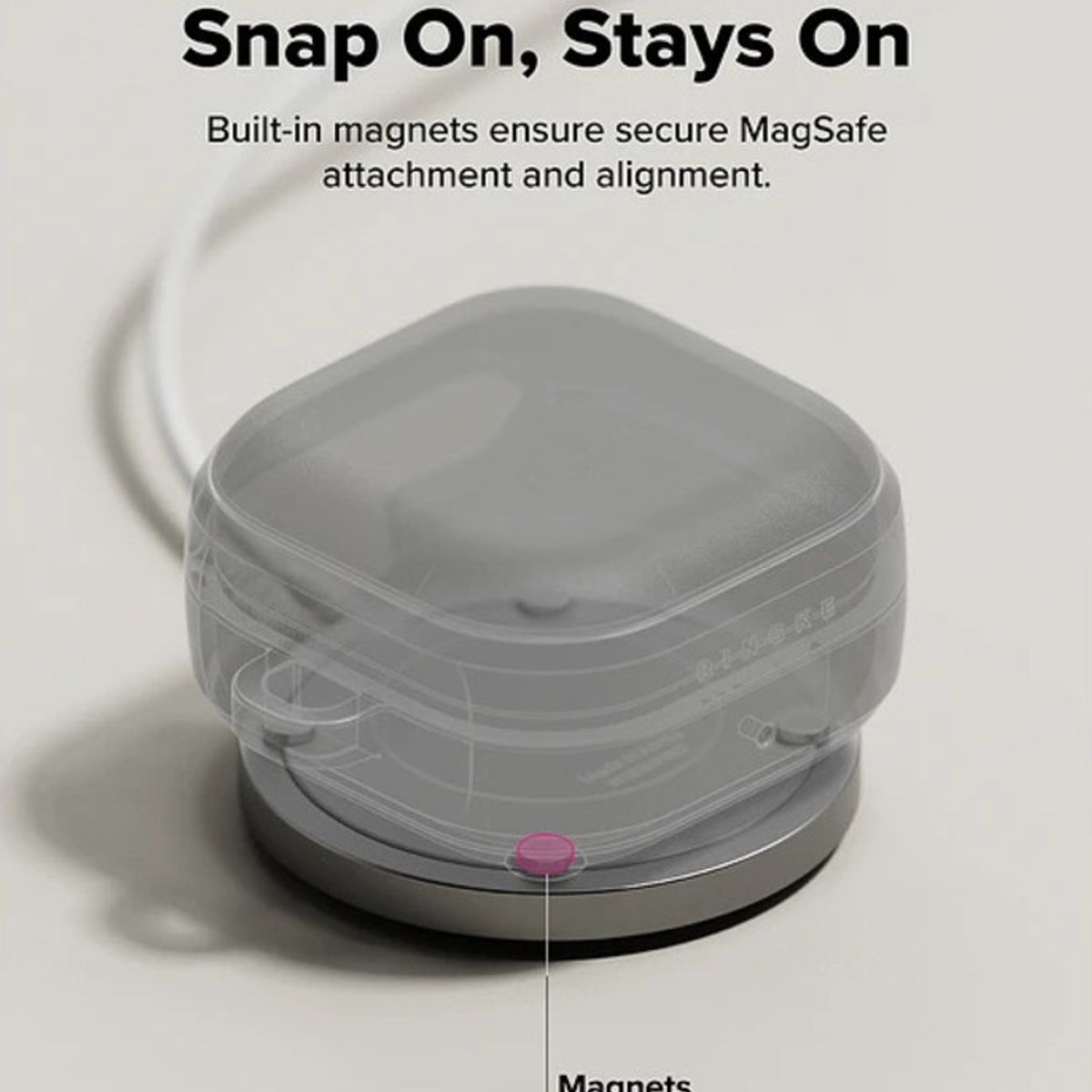 RINGKE - Carcasa Funda Ringke Para Buds 4 / 4 Pro Onyx Magnetic Coral