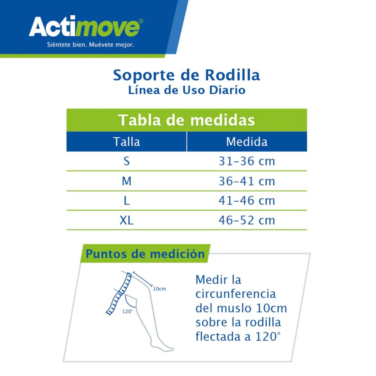 BSN MEDICAL - Rodillera Ortopedica Elástica Actimove Talla L