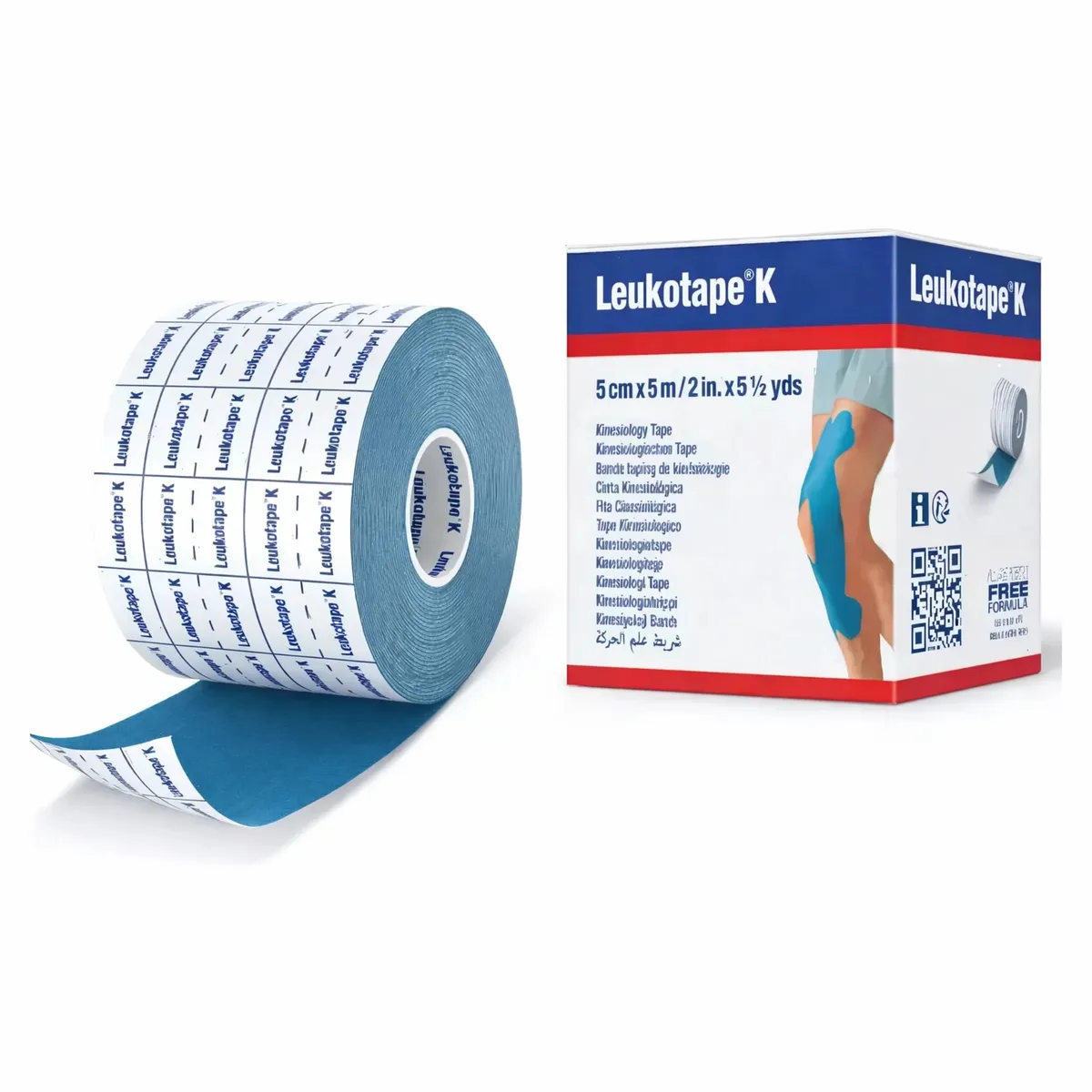 BSN MEDICAL - Cinta Kinesiológica Leukotape K Azul 5 cm x 5 m
