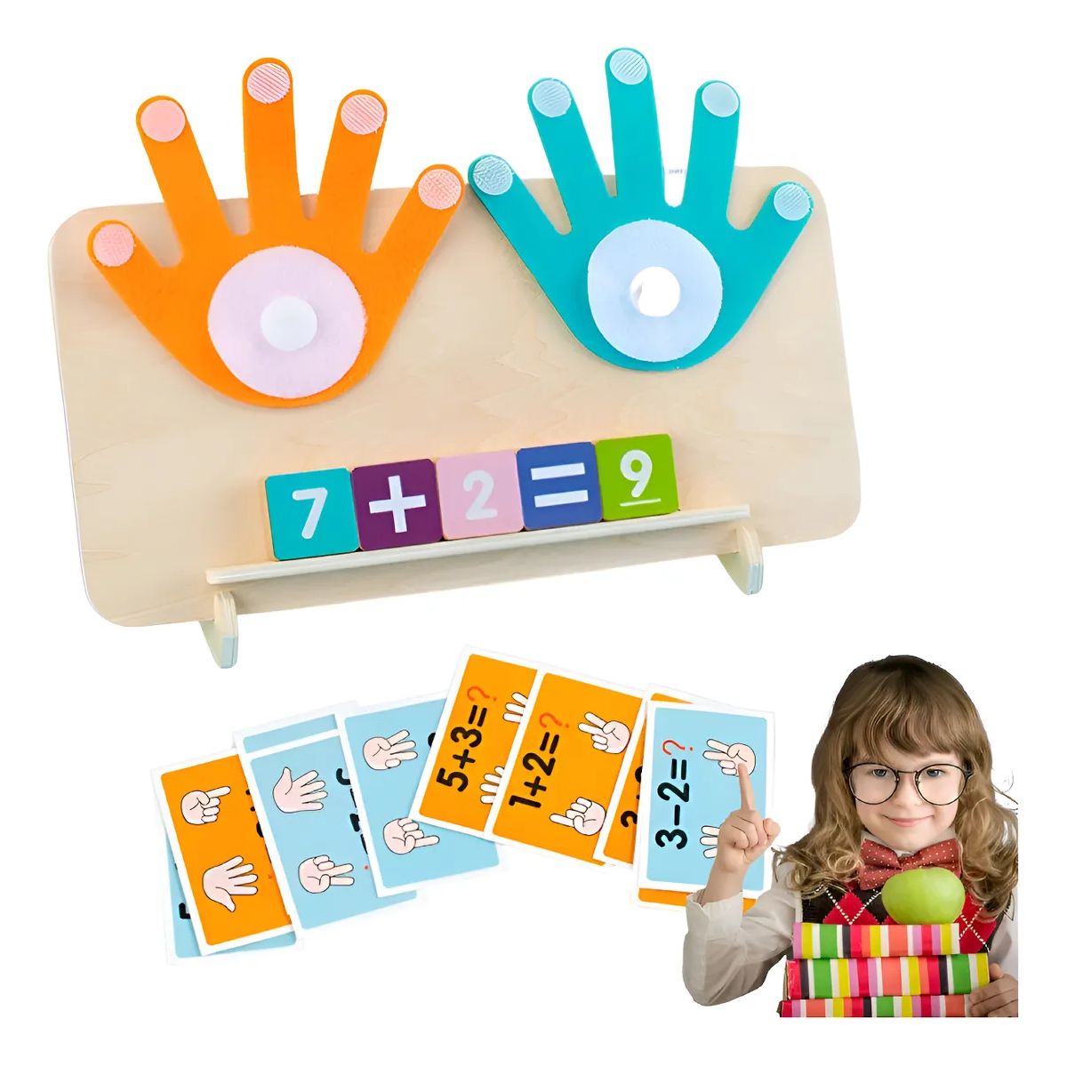 GENERICO - Juego Montessori Didáctico Para Aprender Matemáticas Números