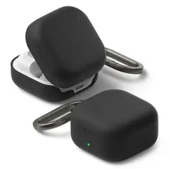 RINGKE - Carcasa Funda para Galaxy Buds 4 / 4 Pro Silicona Negro