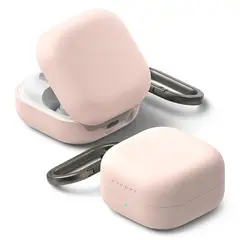 RINGKE - Carcasa Funda para Galaxy Buds 4 / 4 Pro Silicona Rosado